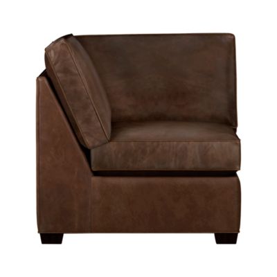 Davis Leather Sectional Corner
