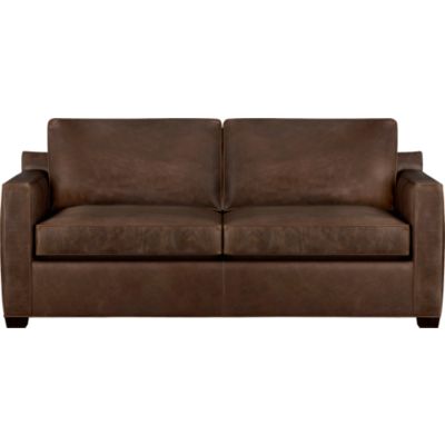 Davis Leather Queen Sleeper Sofa