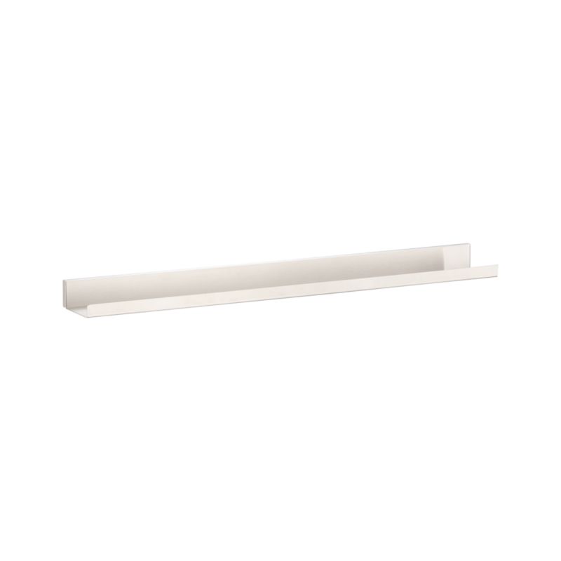 Davis 36" Brushed Silver Wall Shelf