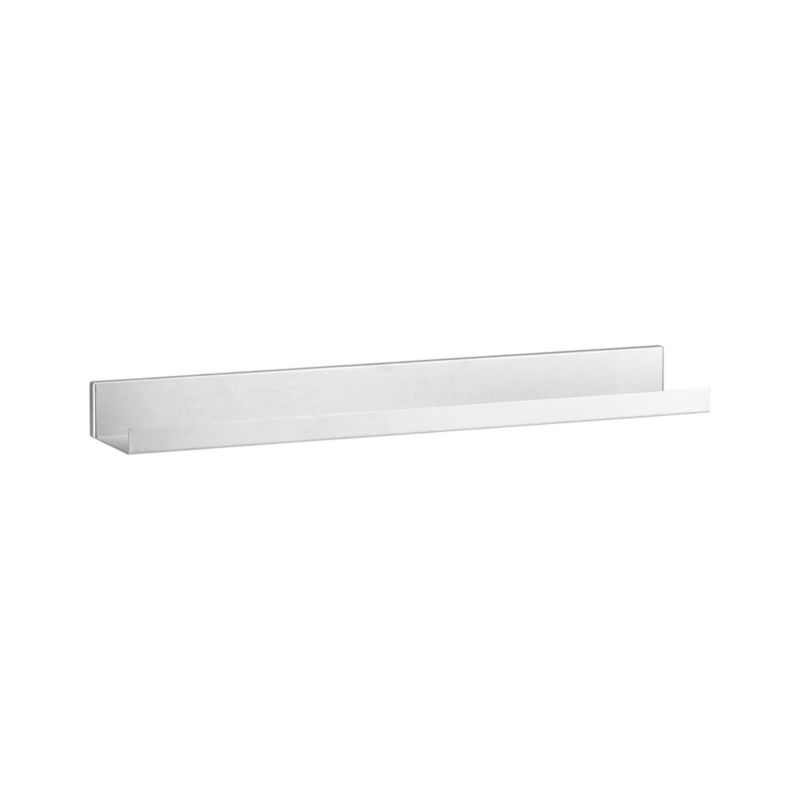 Davis 24" Brushed Silver Wall Shelf