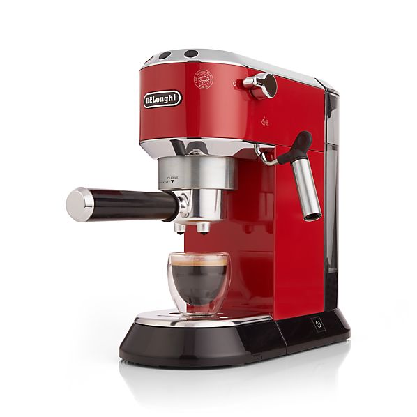 DeLonghi ® Dedica Slimline Red Espresso Maker in Espresso Makers