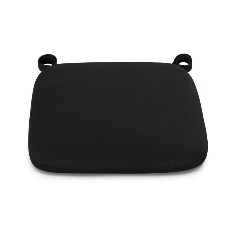 Black Chair-Barstool Cushion.