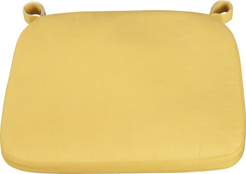 Yellow Chair-Barstool Cushion.