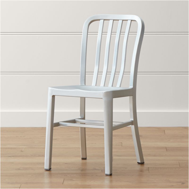 Delta Aluminum Dining Chair | Crate and Barrel