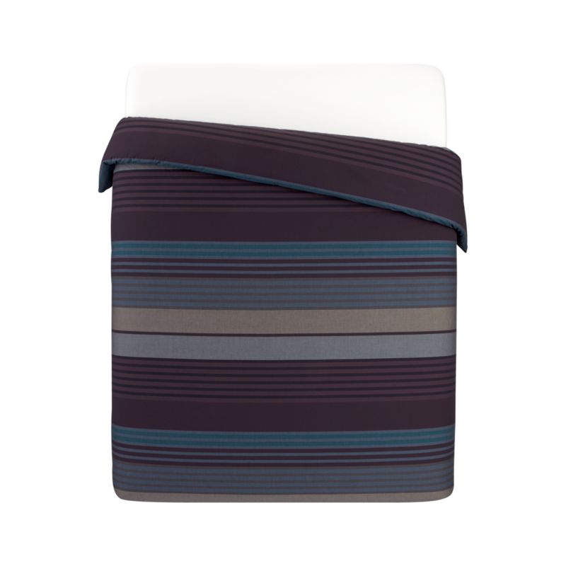 Dillan Indigo Twin Duvet Cover