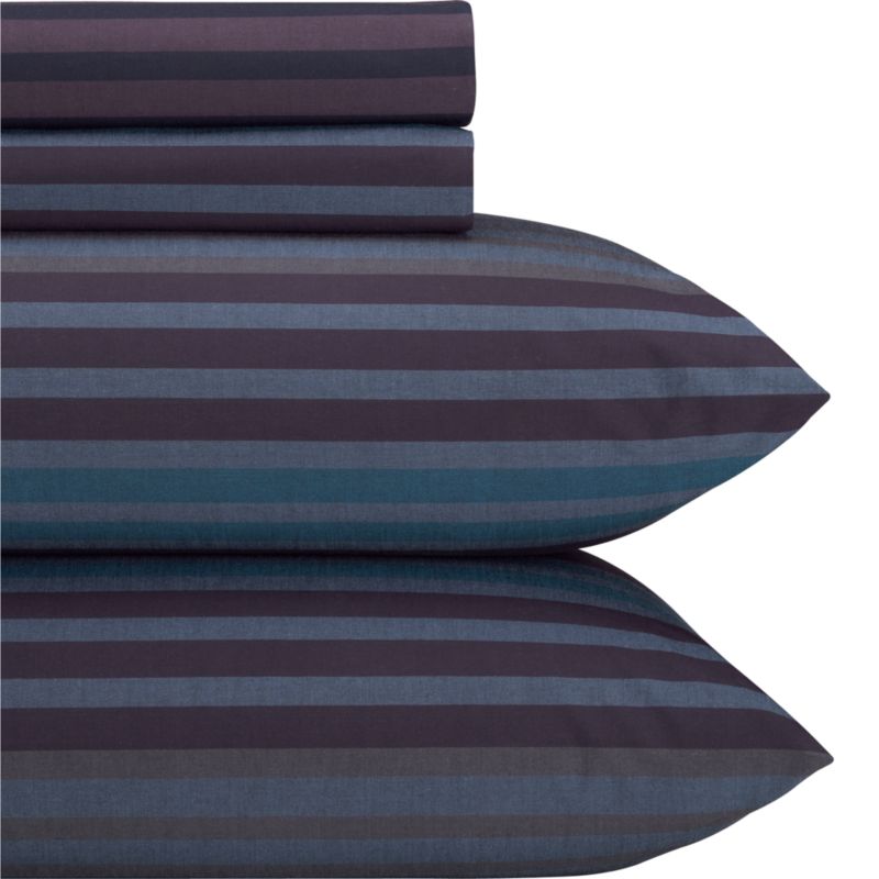 Dillan Indigo Full Sheet Set