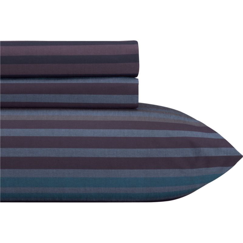Dillan Indigo Twin Extra Long Sheet Set