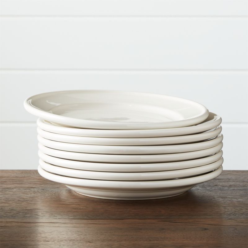 Set of 8 Dinner Plates Crate and Barrel