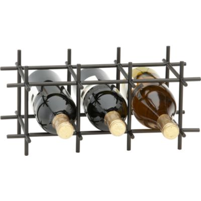 Division Bronze 6-Bottle Wine Rack