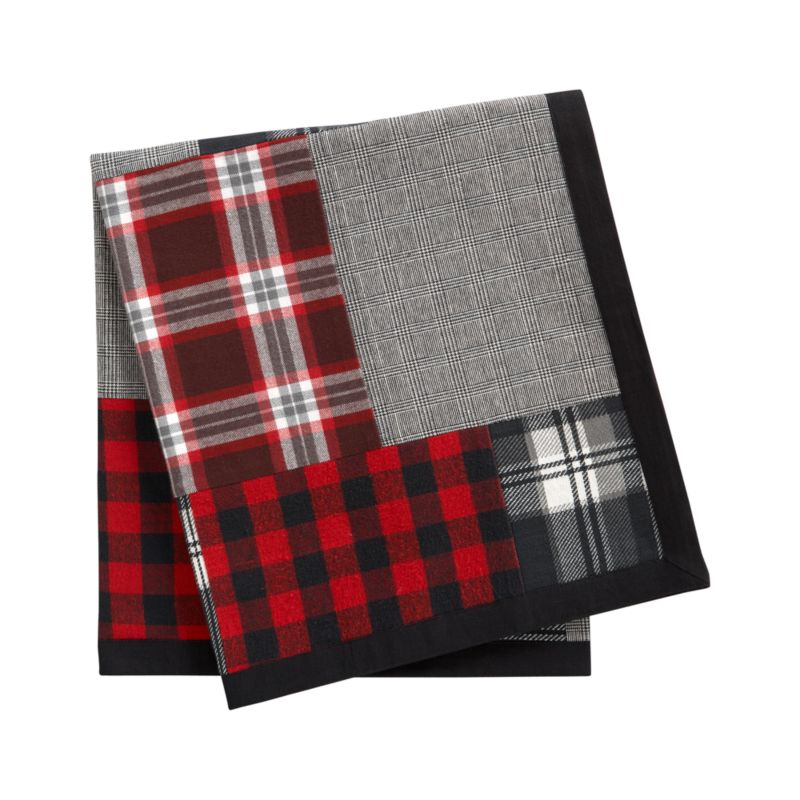 Patchwork Plaid Dog Blanket
