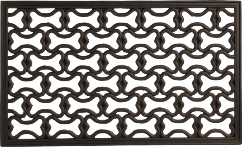 Dog Bone Rubber Mat