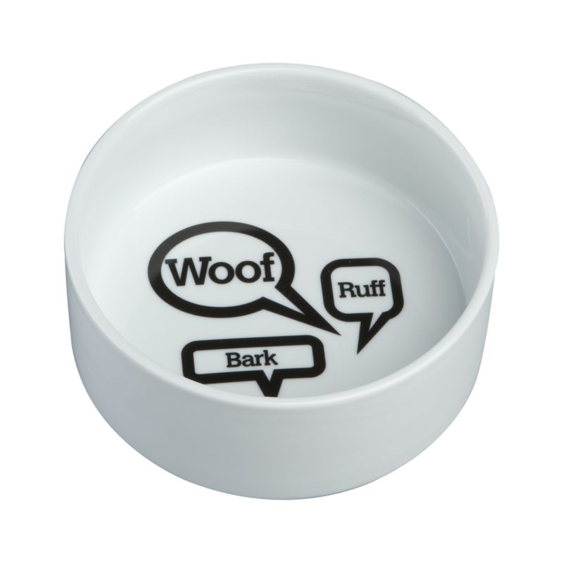 White Small Dog Bowl