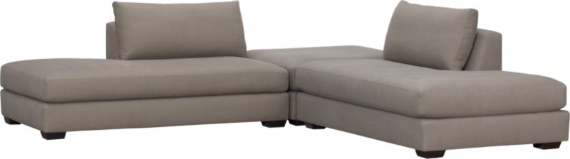Domino 3-Piece Bumper Sectional