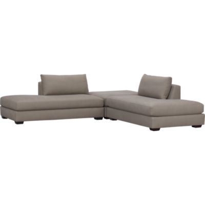 Domino 3-Piece Bumper Sectional