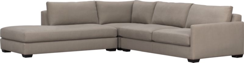 3-Piece Sectional (Right Arm Sofa, Corner Left Bumper)