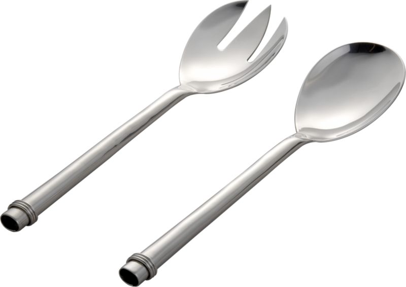 Crate and Barrel - Dorado Salad Servers shopping in Crate and Barrel Sale from crateandbarrel.com