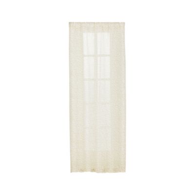 Dottie Yellow Sheer 48x108 Curtain Panel