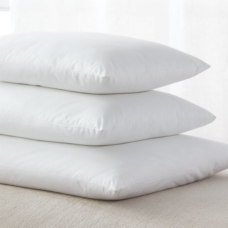 Down-Alternative Rectangular Pillow Inserts Crate and Barrel