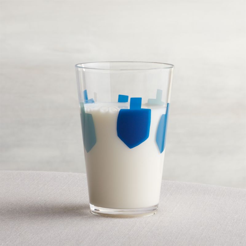 Dreidel Clear Acrylic Tumbler Crate and Barrel