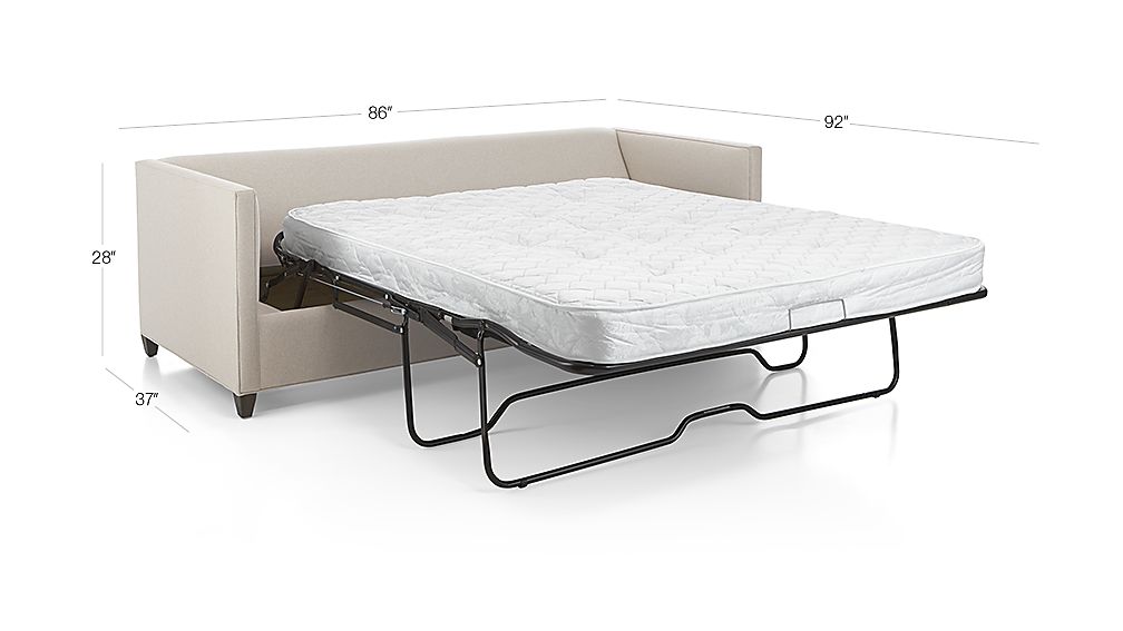 Dryden Queen Sleeper Sofa Diamond Flax Crate and Barrel