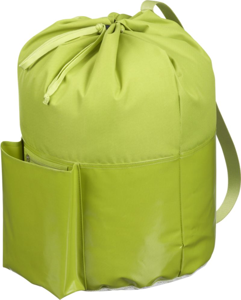 Green Duffle with Strap