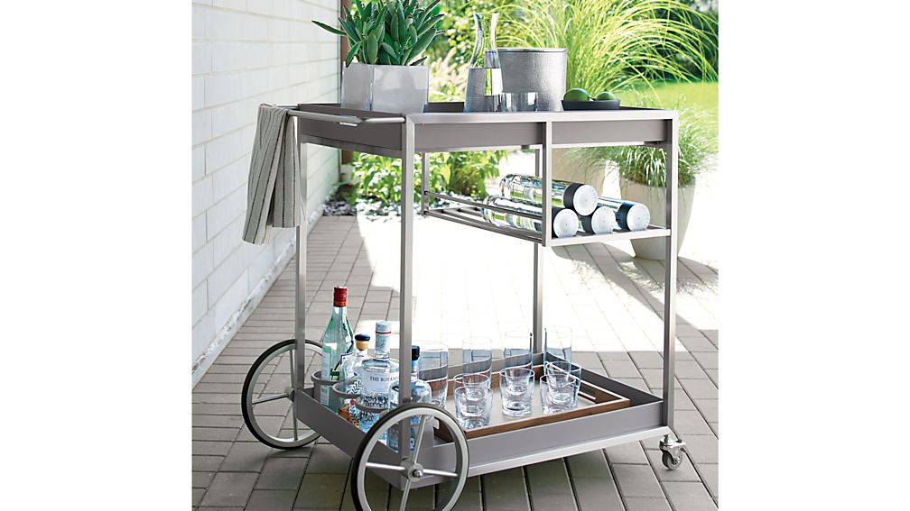 Dune Bar Cart Crate and Barrel