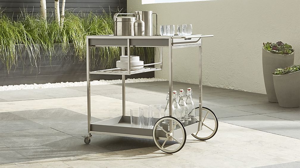 Dune Bar Cart Crate and Barrel