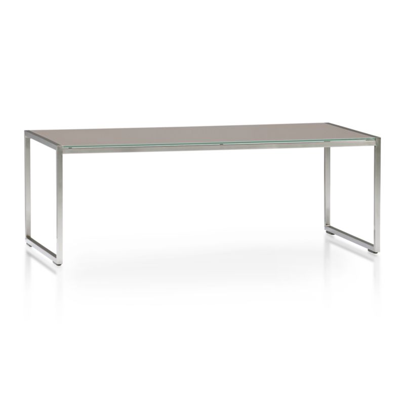 Dune Coffee Table with Glass