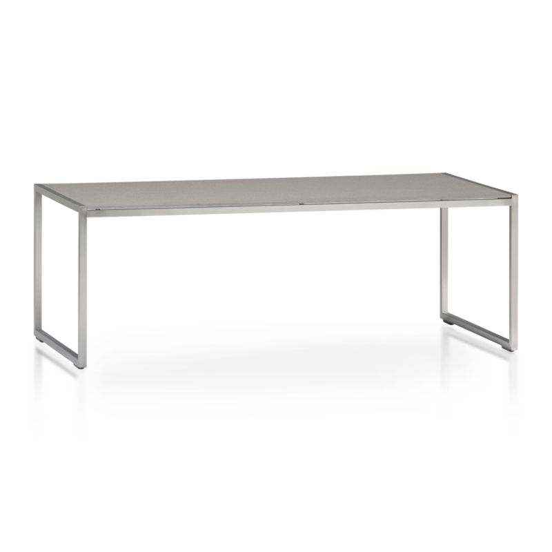 Dune Coffee Table with Pebbled Glass