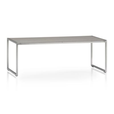 Dune Coffee Table with Pebbled Glass