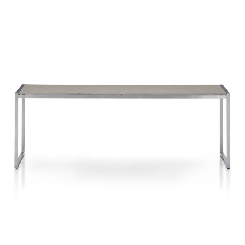 Dune Coffee Table with Pebbled Glass