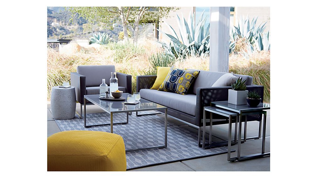 Dune Sofa with Cushion Crate and Barrel