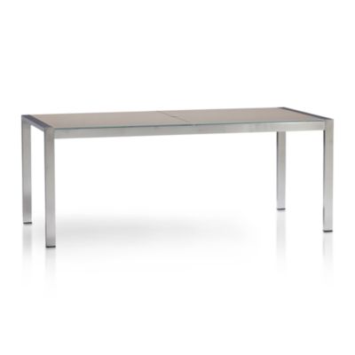 Dune Rectangular Dining Table with Glass