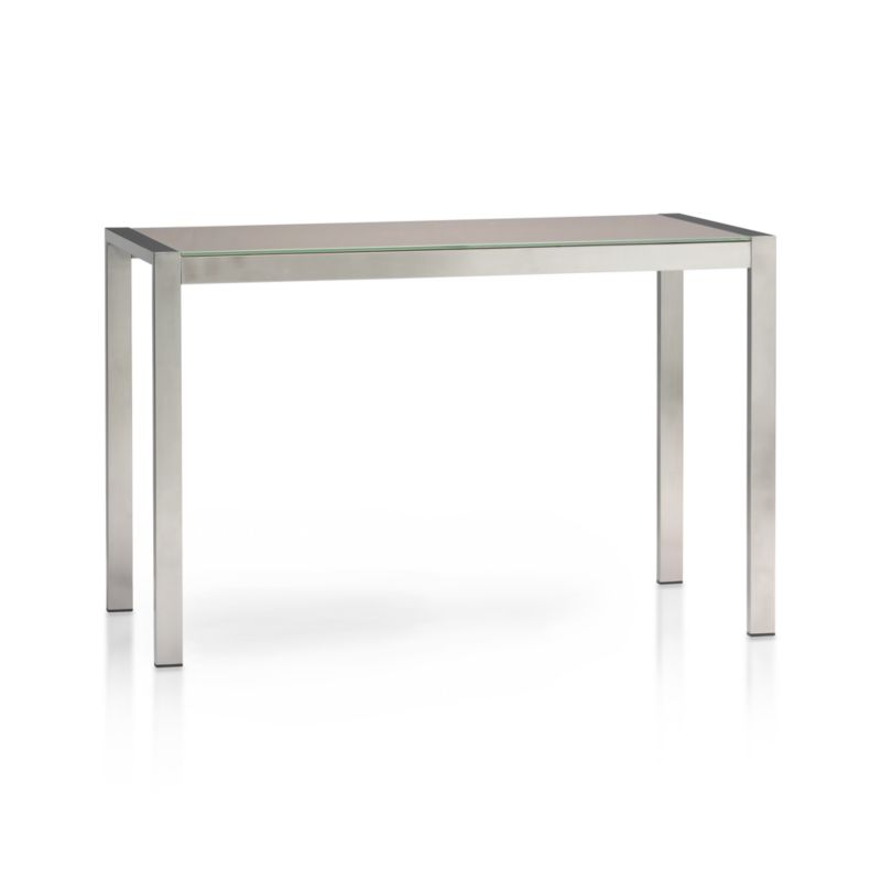 Dune High Dining Table with Glass