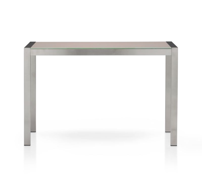 Dune High Dining Table with Glass