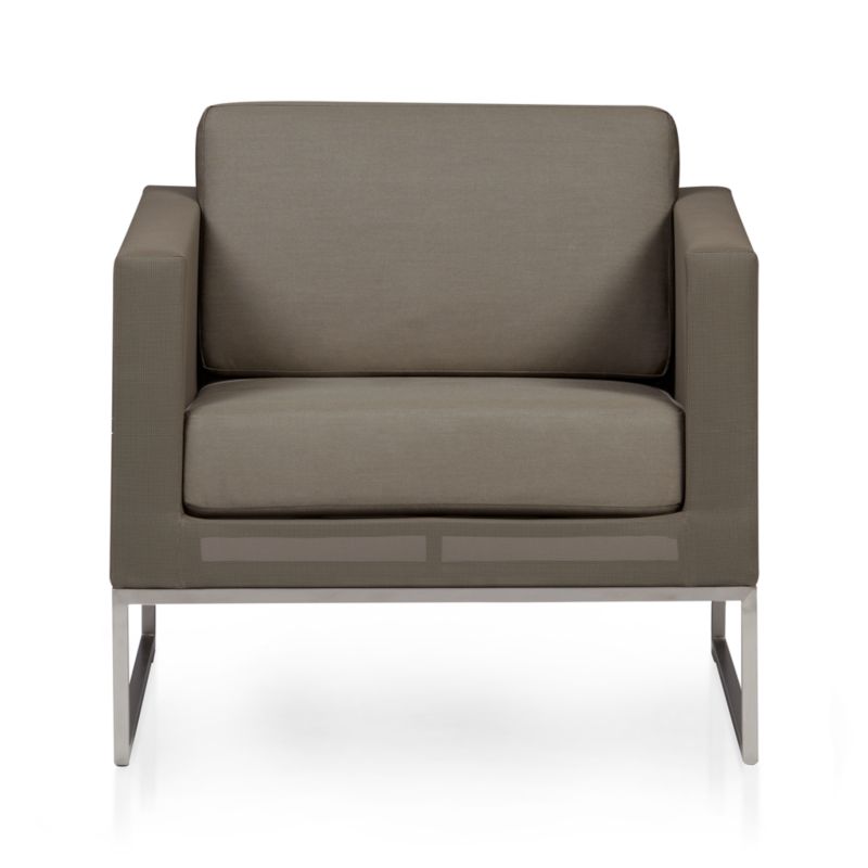 Dune Lounge Chair with Sunbrella® Taupe Cushion
