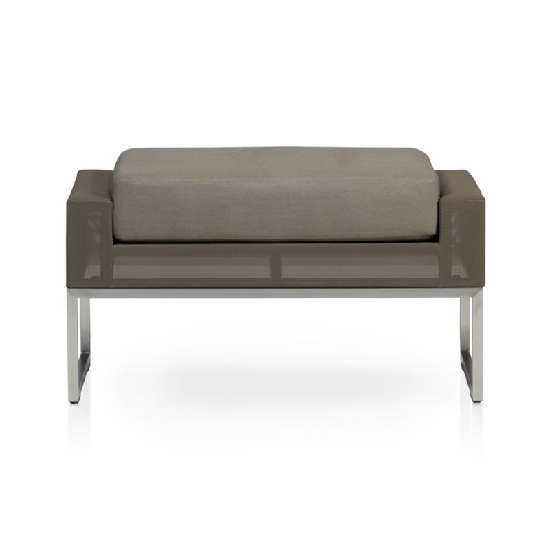Dune Ottoman with Sunbrella® Taupe Cushion