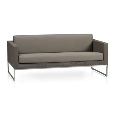 Dune Sofa with Sunbrella® Taupe Cushion