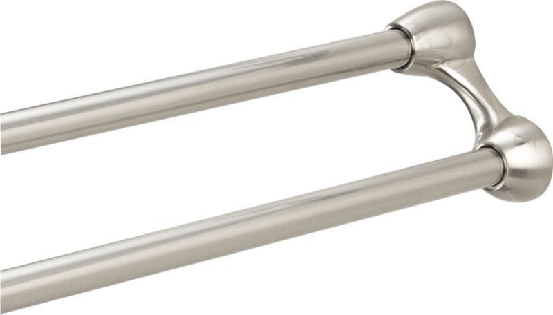 Duo Shower Curtain Rod-Towel Rack