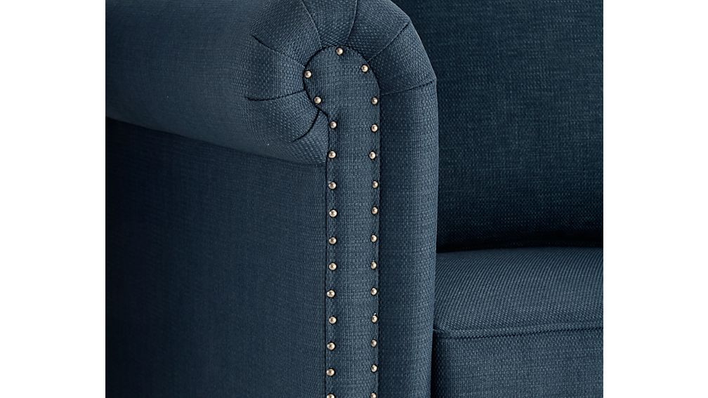 Durham Sofa Sapphire Crate and Barrel