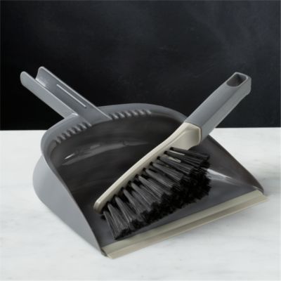 Casabella® Grey Dustpan and Brush Set