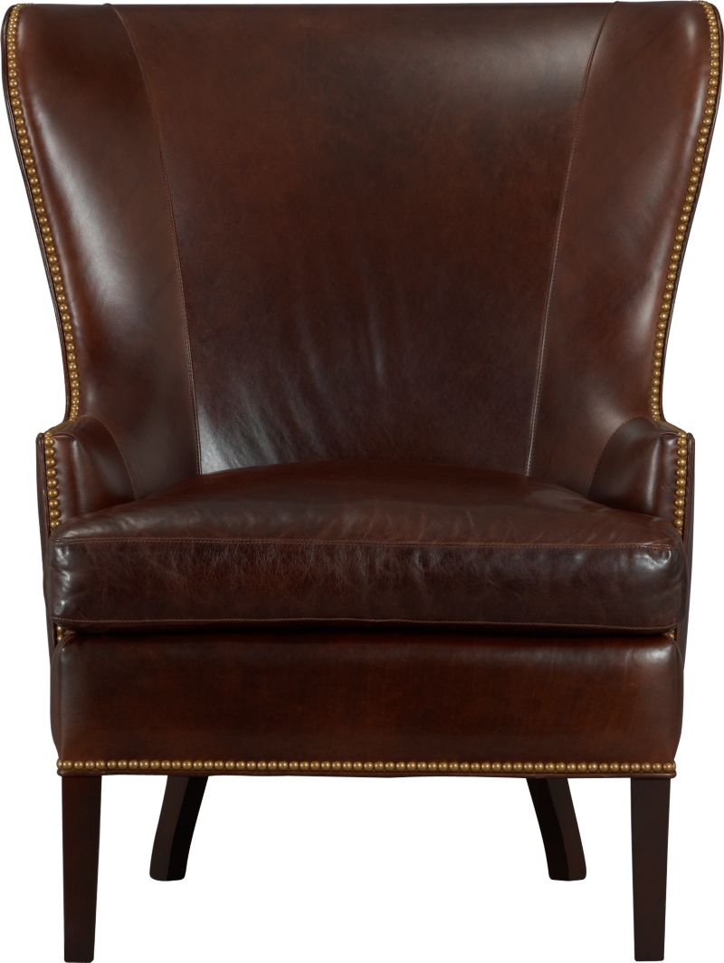 Dylan Leather Wingback Chair