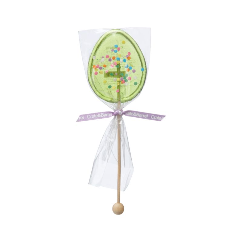 Lime Easter Egg Lollipop