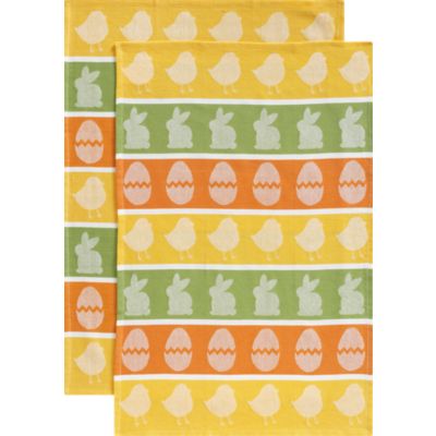 Set of 2 Easter Jacquard Dishtowels