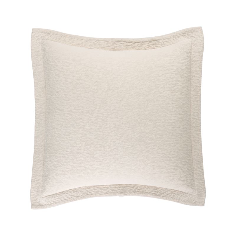 Eden Cream Mattelasse Euro Sham