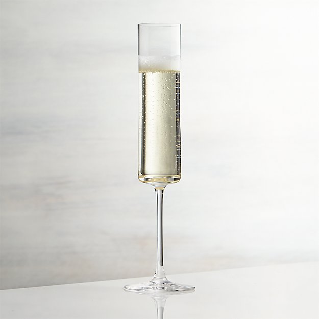 Edge Champagne Glass Crate and Barrel