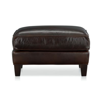 Eiffel Leather Ottoman