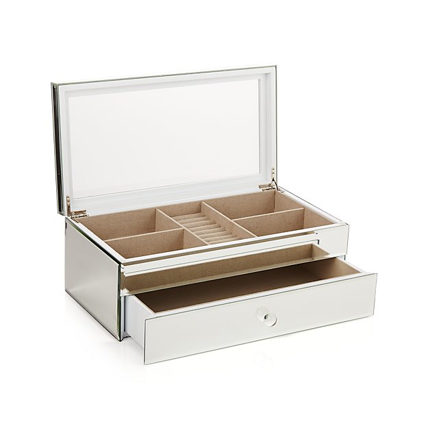 Eleanor Large Jewelry Box Crate and Barrel