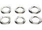 Elegant Shapes Napkin Rng Asst Set of 6