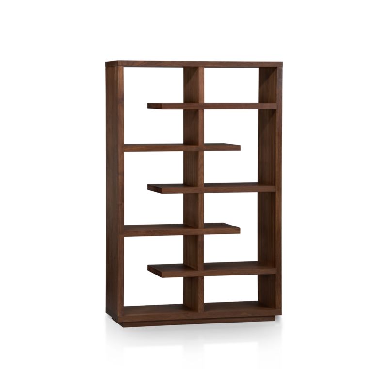 ElevateWalnutBookcase3QF10